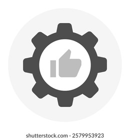 Best Practices and Quality Assurance Icon – Business, Management, and Workflow Optimization. Modern Flat Design.