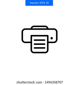 The Best Premium Printer Icon Vector Simple