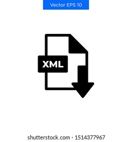 The Best Premium Simple XML Icon Vector