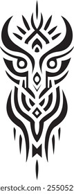 A melhor tatuagem tribal premium