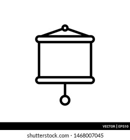 Best Presentation Board Icon Vector Illustration Logo Template. For any purpose. EPS 10