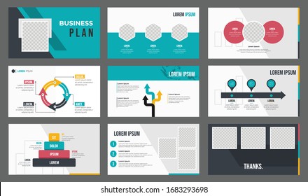 Best Presentation Template Design Use Presentation Stock Vector ...