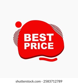 Best Price Abstract Promo Banner Vector Template for E-commerce Discounts, Seasonal Sales, and Holiday Promotions. Ideal for Social Media Ads, Business Marketing, and Online Advertising