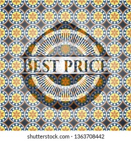 Best Price arabesque emblem background. arabic decoration.