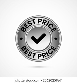 Best price badge label button design