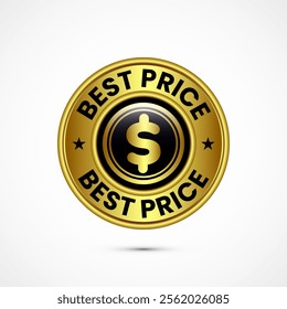 Best price badge label button design