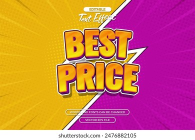 Best price editable text effect