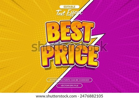 Best price editable text effect