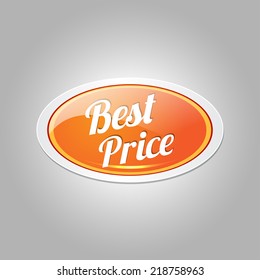 Best Price Glossy Shiny Elliptical Vector Button