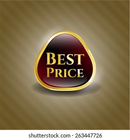 Best price gold shiny emblem