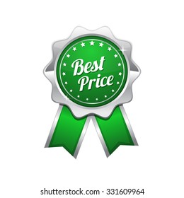 Best Price Green Vector Icon Design