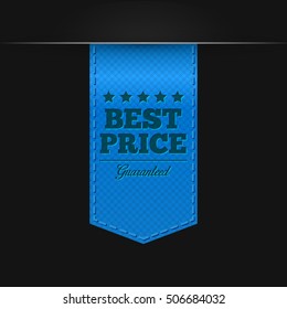 Best price -  guarantee label 