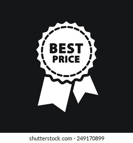 Best price guarantee label icon.
