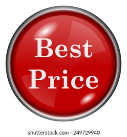 Best price icon. Internet button on white background. 