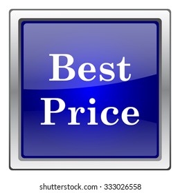 Best price icon. Internet button on white background. EPS10 vector.