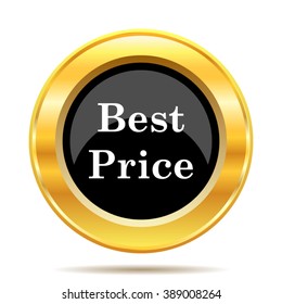 Best price icon. Internet button on white background. EPS10 vector.
