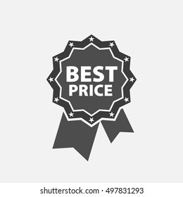 Best price label.