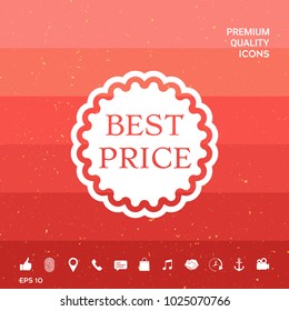 Best Price label icon