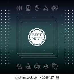 Best Price label icon