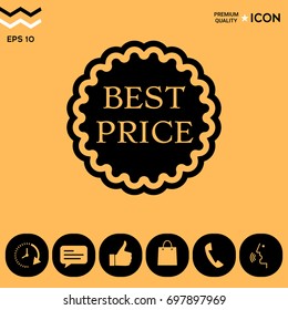 Best Price label icon