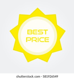 best price label vector