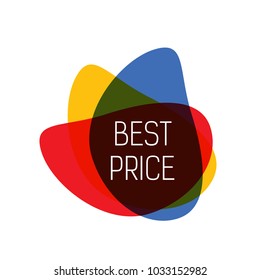 Best price lettering on colorful drops