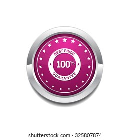 Best Price Pink Vector Button Icon