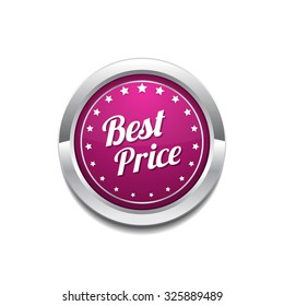 Best Price Pink Vector Button Icon