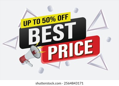 best price poster banner graphic design icon logo sign symbol social media website coupon

