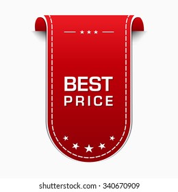 Best Price Red Vector Icon Design