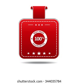 Best Price Red Vector Icon Design