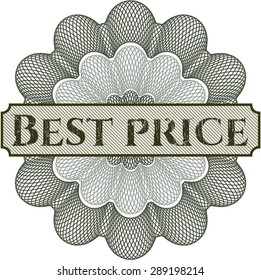 Best Price rosette
