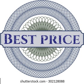 Bester Preis-Rosette