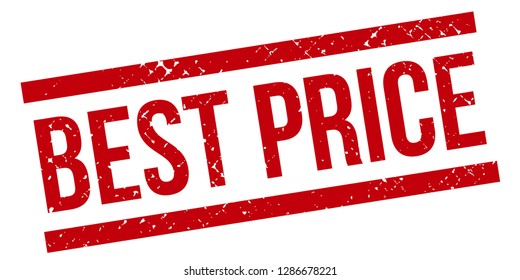 Best Price rubber stamp. Red best price rubber grunge stamp vector illustration - Vector