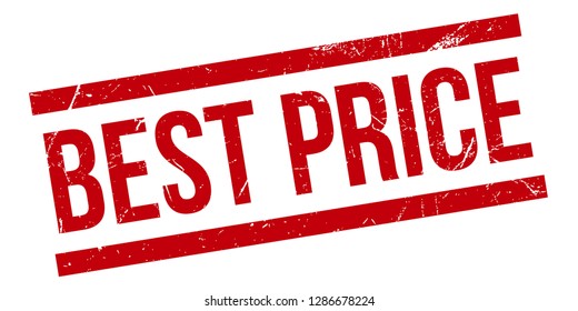 Best Price rubber stamp. Red best price rubber grunge stamp vector illustration - Vector