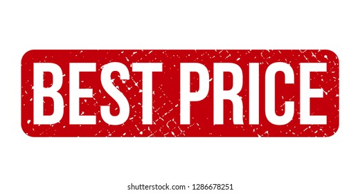 Best Price rubber stamp. Red best price rubber grunge stamp vector illustration - Vector
