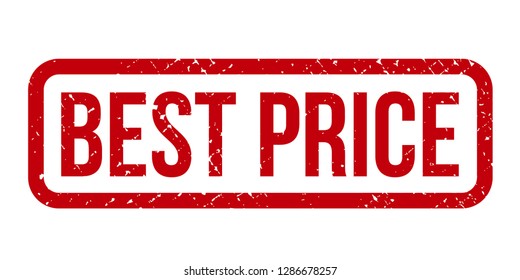 Best Price rubber stamp. Red best price rubber grunge stamp vector illustration - Vector
