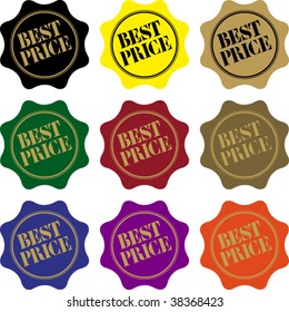 Best price seal - vector