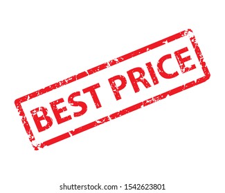 Best price sign sticker. Stamp vector texture