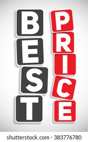Best Price Sign Template Vector Illustration EPS10