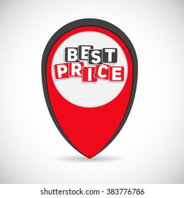 Best Price Sign Template Vector Illustration EPS10