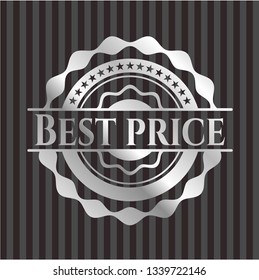 Best Price silvery badge or emblem