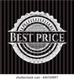 Best Price silvery emblem or badge