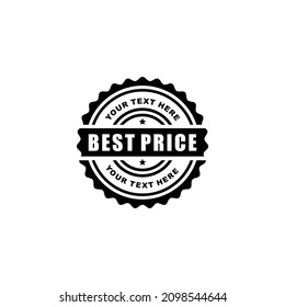 Best price stamp icon vector
