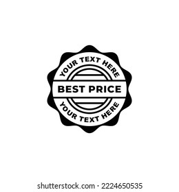 Best price stamp icon vector