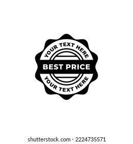 Best price stamp icon vector