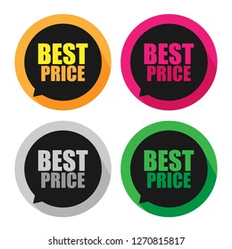 Best Price Sticker Icon for Business Promotion 