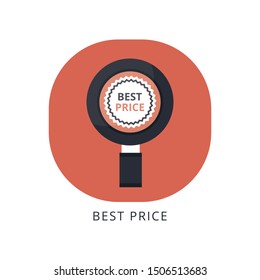 Best price, super sale concept