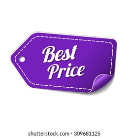 Best Price Violet Vector Icon Design