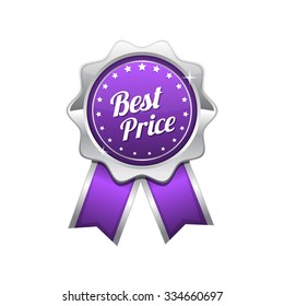 Best Price Violet Vector Icon Design